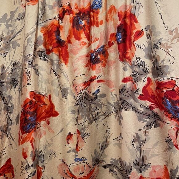 CAbi 399 Gypsy Silk Floral Dolman Sleeve Top - Picture 7 of 8